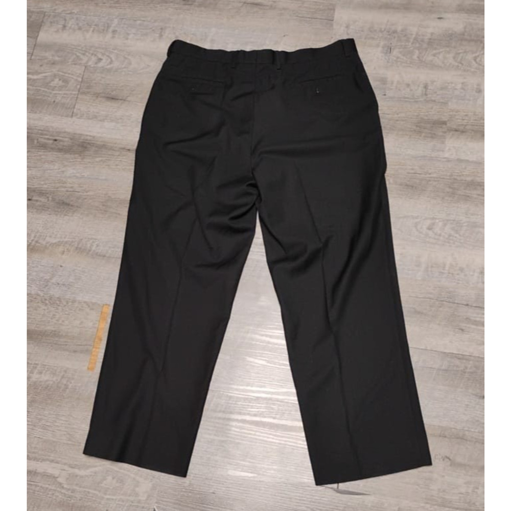 Braggi Louis Raphael Men's Dress Pants black Tailored Classic Fit Size 38x29